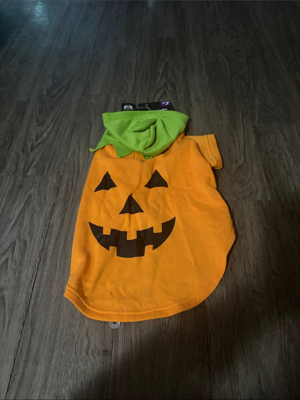 Médium Orange Pumpkin Jack-O'-Lantern Pet Costume